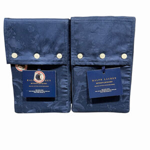 Ralph Lauren King Floral Pillow Shams Set Of 2 (1 Per Package) Bethany Jacquard